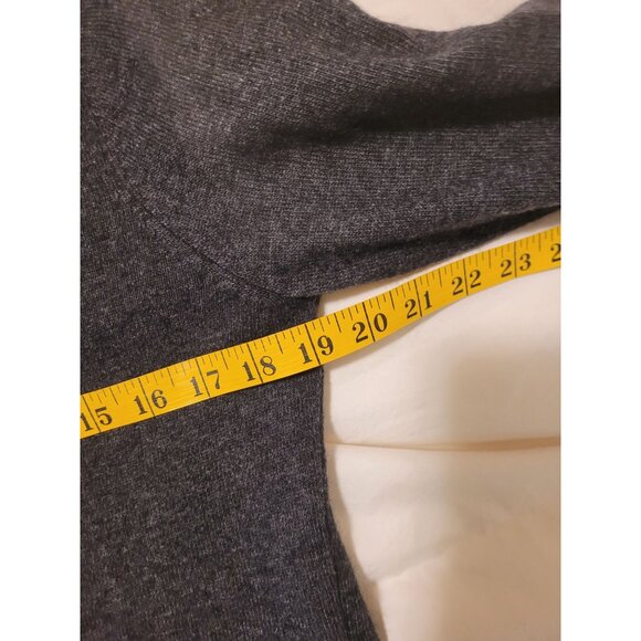 Womens Angora Wool Blend Sweater Top Gray XL Long Valerie Bertinelli Cozy soft - Picture 5 of 5